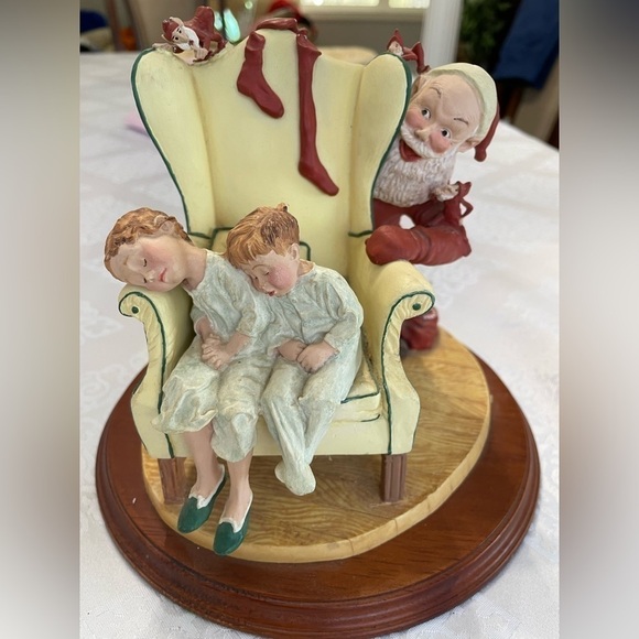 Norman Rockwell Other - 1992 Norman Rockwell, day to remember sleeping children .Nr 1375